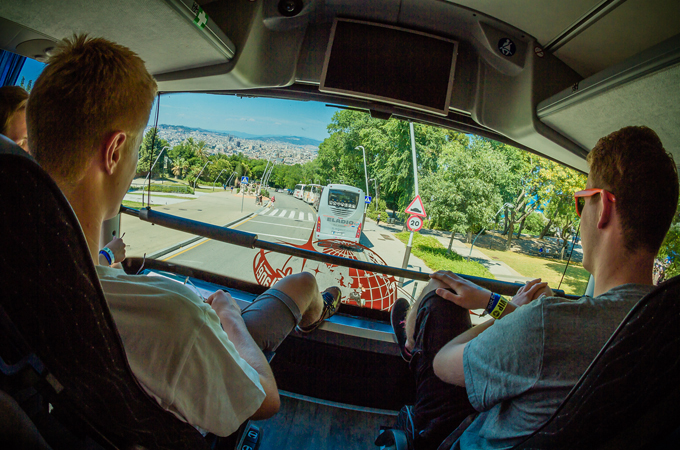 die Anreise nach Lloret de Mar per Bus