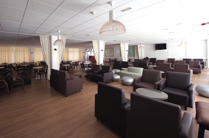 Lobby im Hotel Flamingo