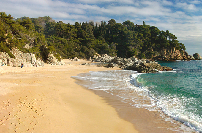 Ruhiger Strand nahe Lloret: Der Platja de Sa Boadella