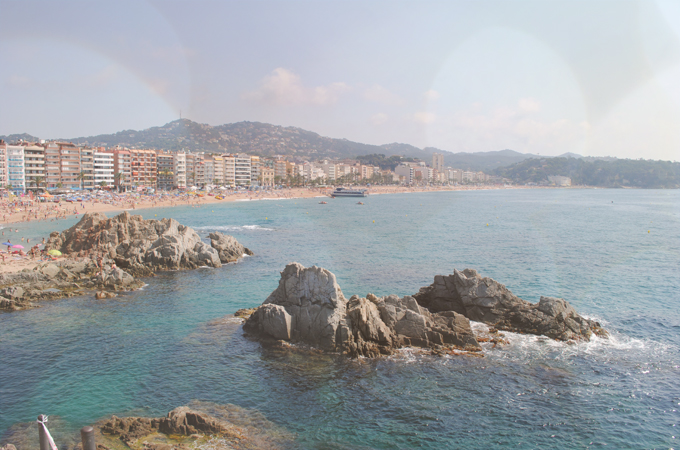 Strand Lloret Weitblick