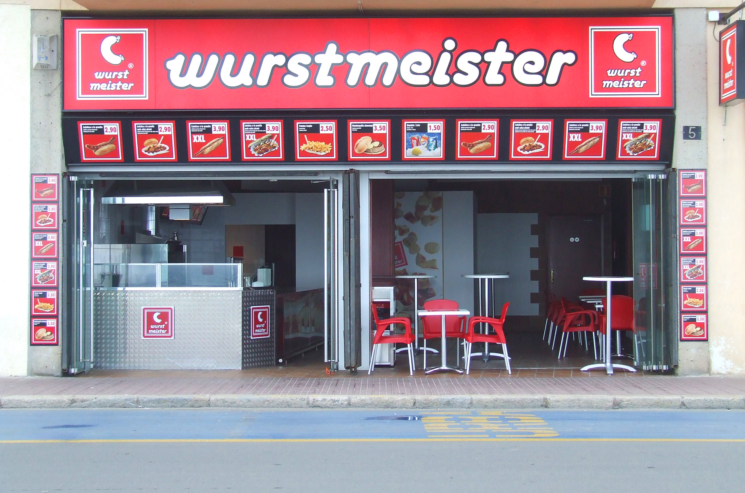 Außenfassade des Wurstmeisters 