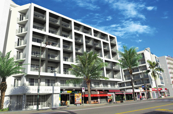 Eingangsbereich auf der Discostraße