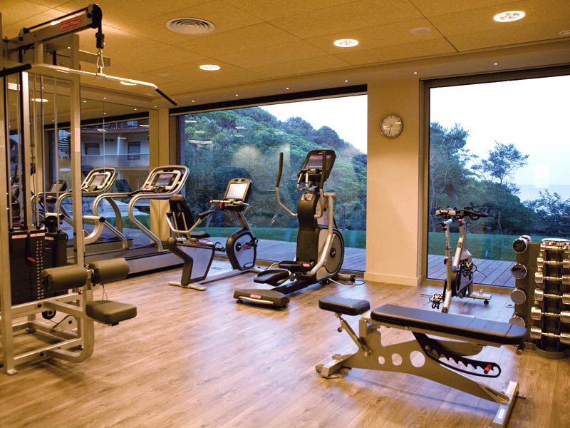 Hoteleigener Fitnessraum